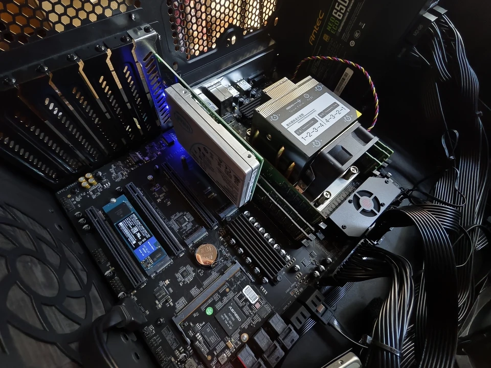 HUANANZHI H12D-8D ATX เมนบอร์ดสำหรับ AMD EPYC CPU 8-Channel DIMM รองรับ 2TB DDR4 หน่วยความจำเซิร์ฟเวอร์ 3200MHz 3 * M.2 NVME 4 * PCIE X16