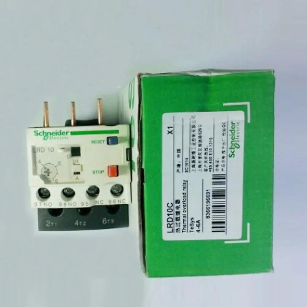 

New Genuine Schneider Telemecanique Relay LRD10C 4-6A