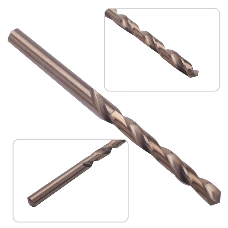 A63K-40 Pack T316 Stainless Steel Protector Sleeves For 1/8 Inch Wire Rope Cable Railing DIY Balustrade With 1Pc Drill Bit