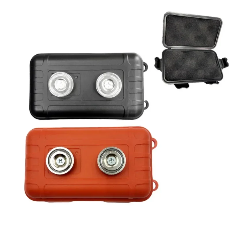 Mini Magnetic Under Car Hide Key Box Waterproof Key Hider Rustproof Multifunctional Box for Spare Key GPS Locator