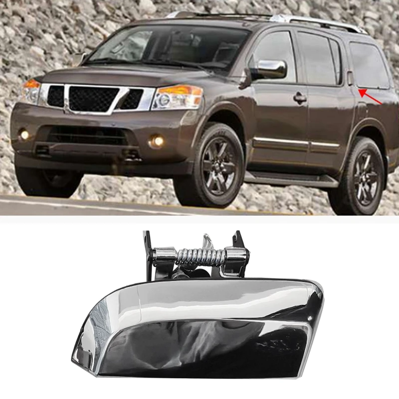 Rear Car Door Exterior Handle For Nissan Armada 2004-2015 82606-7S004 Car Accessories Chrome