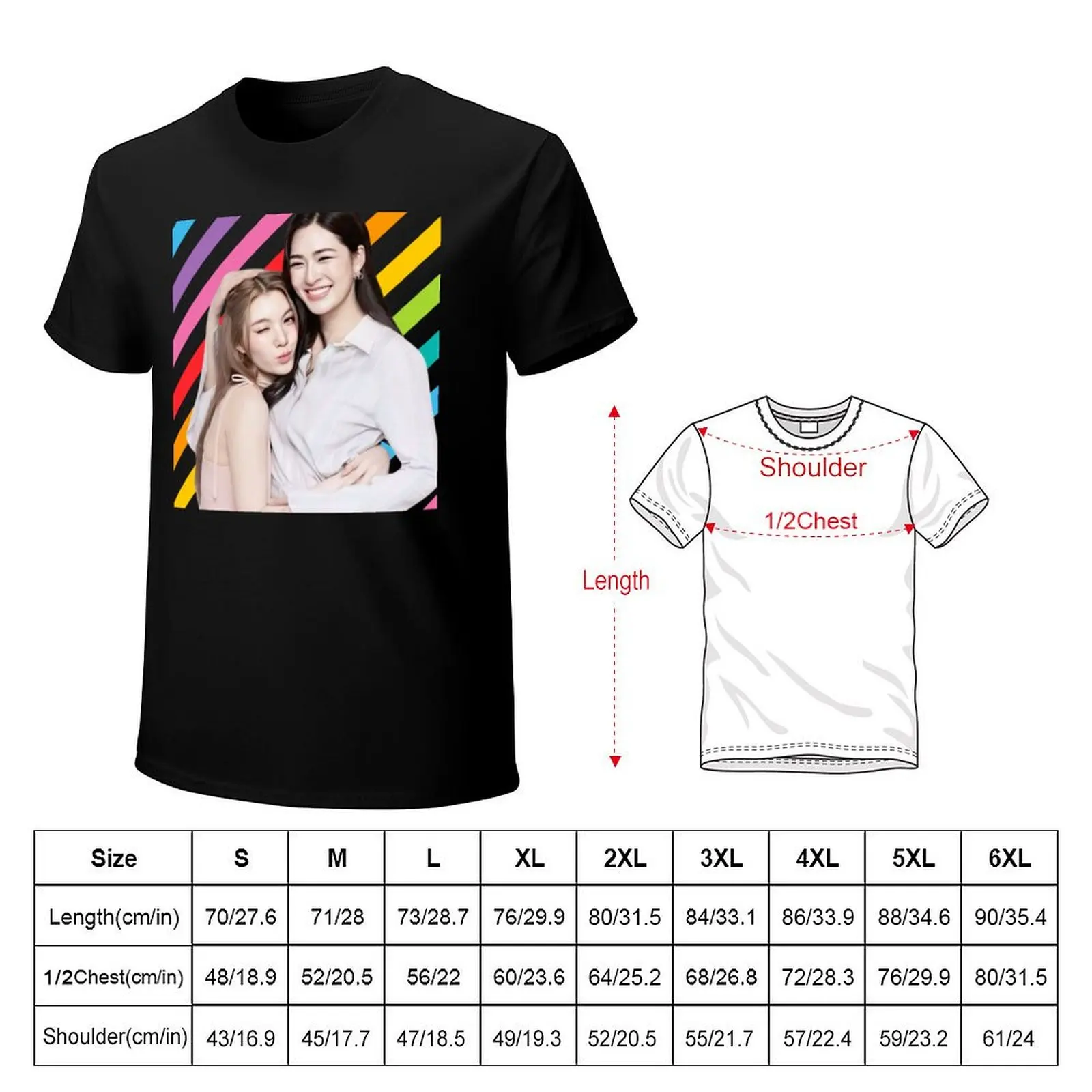 The Secret of Us LingOrm GL Shipped Couple T-Shirt Anti-Pilling Casual T-Shirt