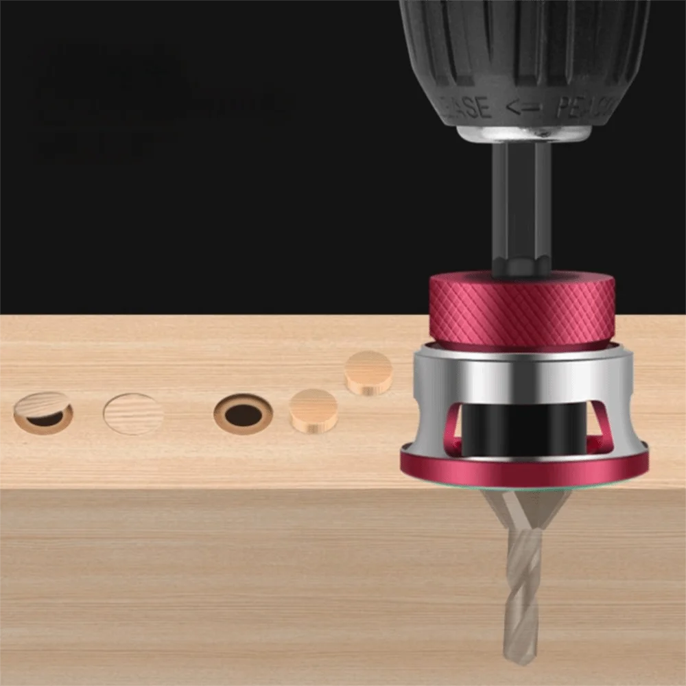 5pcs/box Adjustable Depth Countersink Drill Bit Durable Alloy Smooth Drilling Two-Flute Drill Bit Efficient Drilling