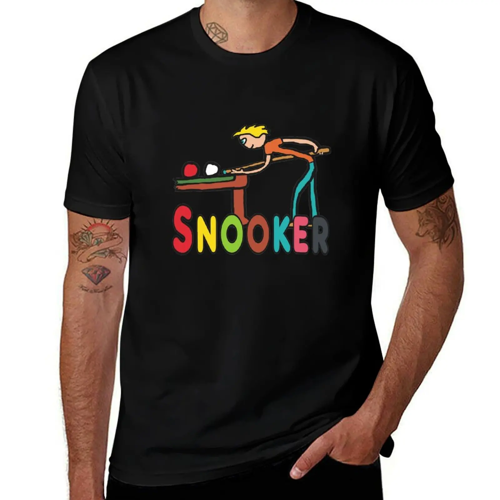 

Snooker T-Shirt t shirts for man cotton funny t shirts for man graphic funny T-Shirt