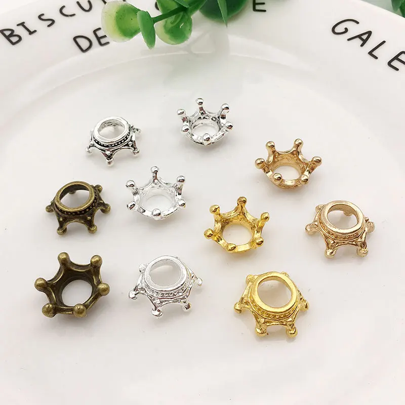 50pcs Small Crown Alloy Jewelry Accessories Popular Jewelry Material Headgear Hair Accessories Handmade DIY Jewelry Accessories