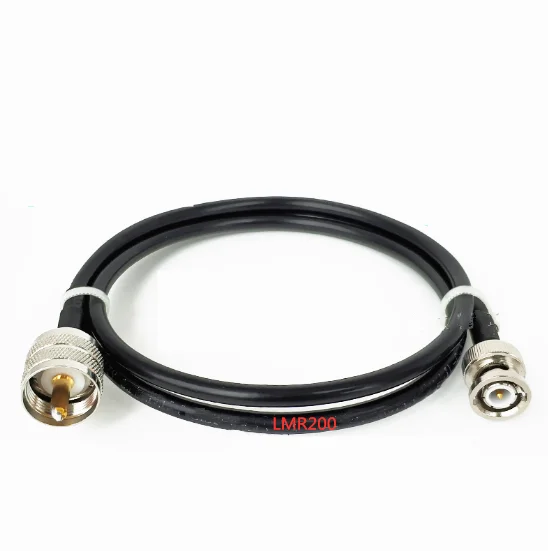 New LMR200 Coaxial Cable UHF PL259 Male to BNC Male Plug Connector Low Loss RF Cable 50 Ohm 10cm30cm50cm1m3m5m10m