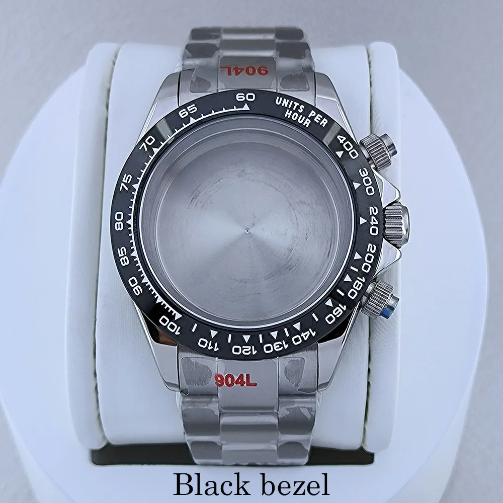 

Корпус VK63, корпус часов 39 мм, мужской кварцевый корпус с хронографом, индивидуальный логотип, подходит для часов с механизмом VK63, аксессуары