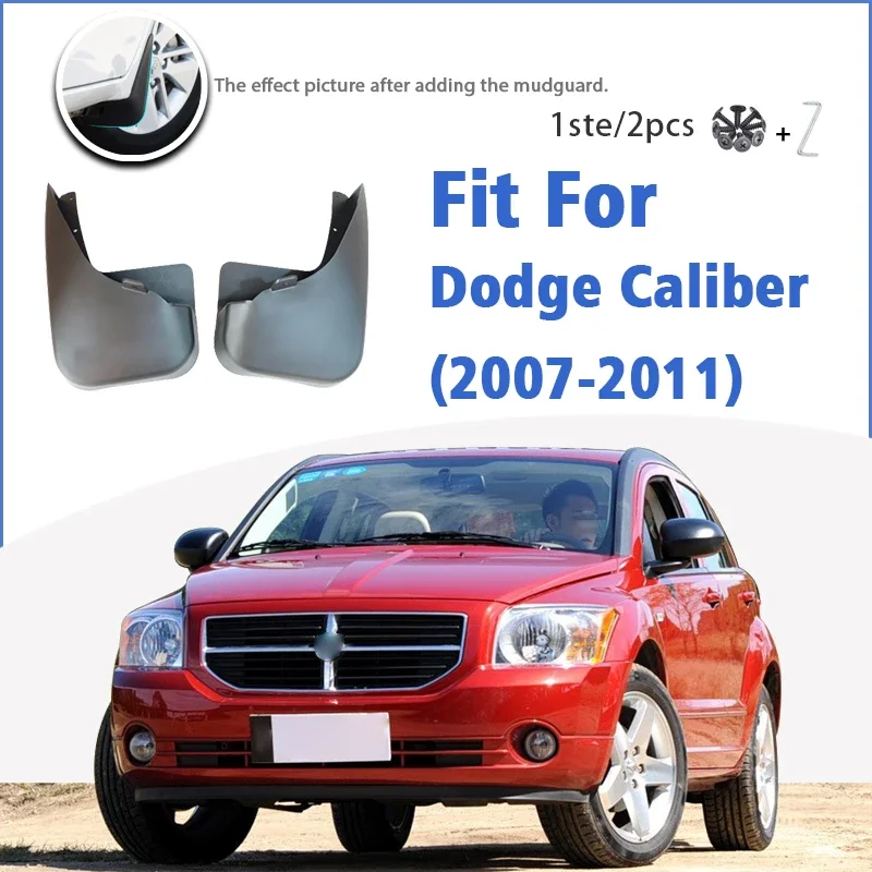 

mudguards for dodge caliber 2007-2011 front and rear 4 parts splash protection mudguard car accessories
