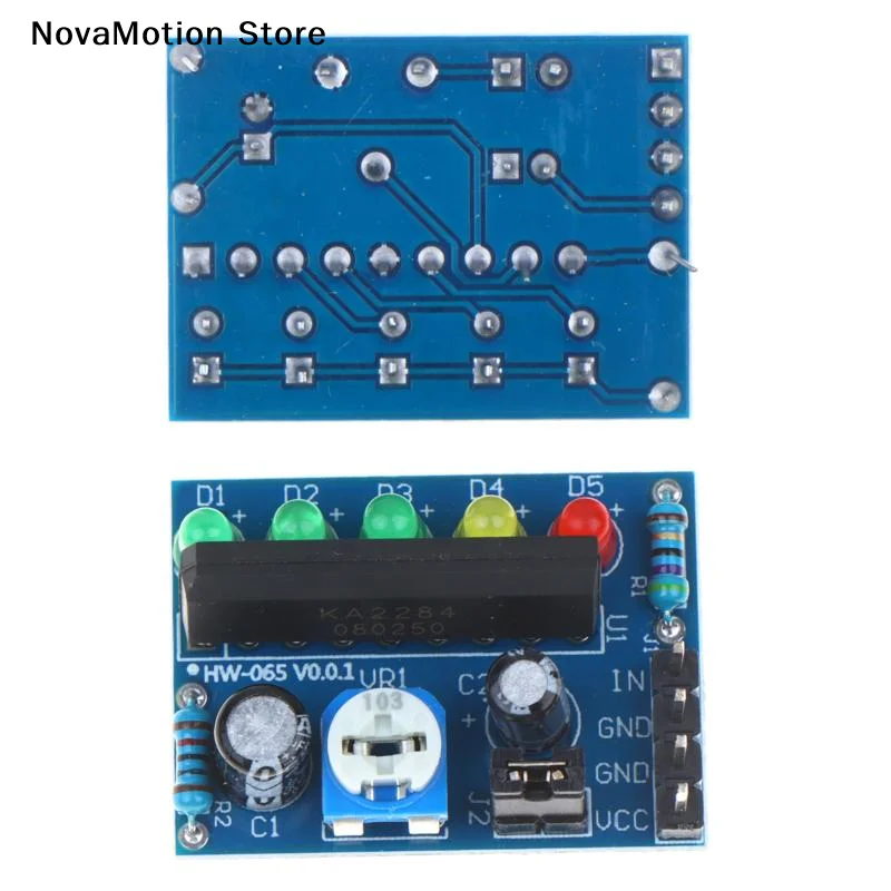 [NM]1/2/3Pcs KA2284 Power Audio Level Indicator Module Battery Capacity Indicator Red Green LED For Voltmeter Volume VU Meter