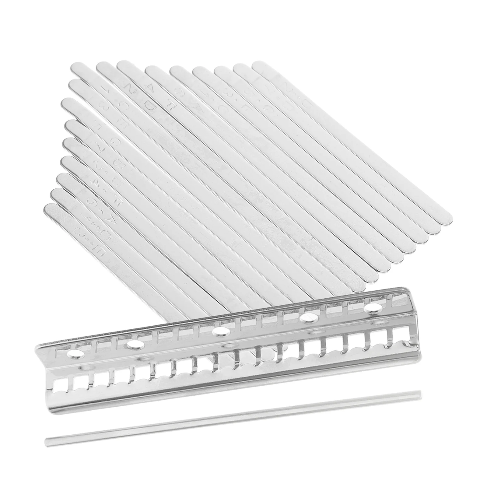 

1Set Kalimba Keys 17 Note Professional Replacement Thumb Piano Parts High-Quality Material Crisp Sound Ethereal Tone Flexible