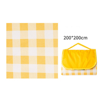 2x2m Folding Picnic Mat Waterproof Camping Mat Mattress Outdoor Portable Beach Blanket Lightweight Pocket Mat Sand Beach Mat