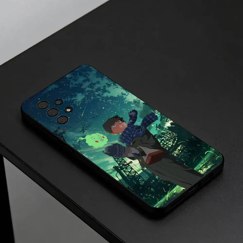 Mob P-Psycho 100 Anime  Phone Case For Samsung S26,S25,S24,S23,S22,Plus,Cover Soft Black Shell