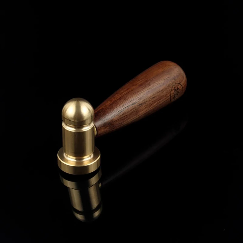 For Kawaiis Mini Hammer - CNC Machined Copper/Stainless Steel with Walnut/Beech Handle, 130g (118mm, Japanese Style)