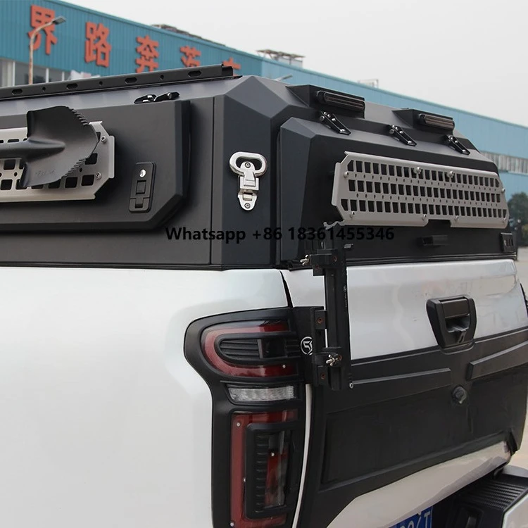 

4x4 Waterproof 8FT Steel Pickup Hardtop Topper Camper Truck Canopy for