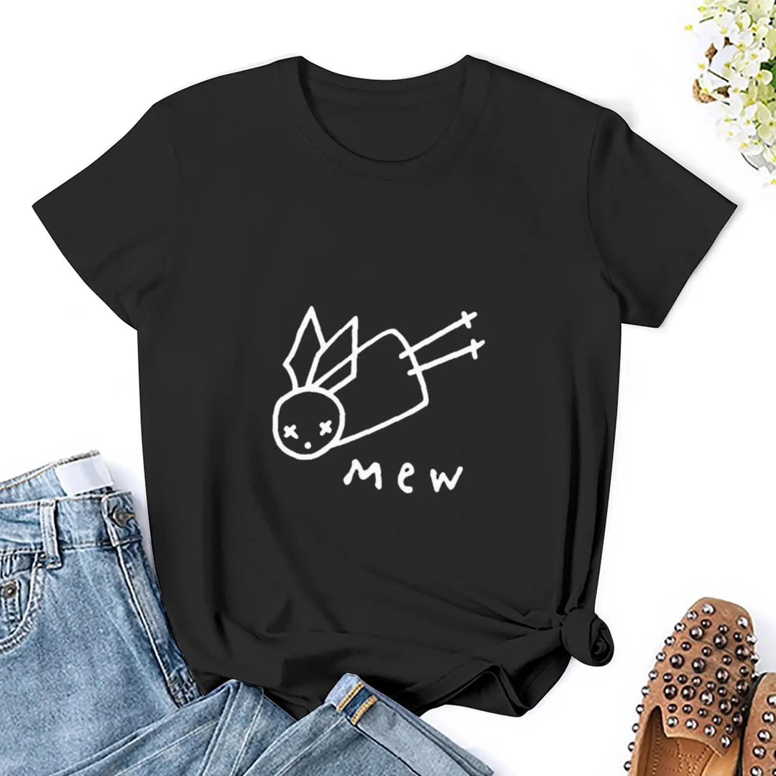 mew band T-Shirt graphics blacks new edition t shirts for Women