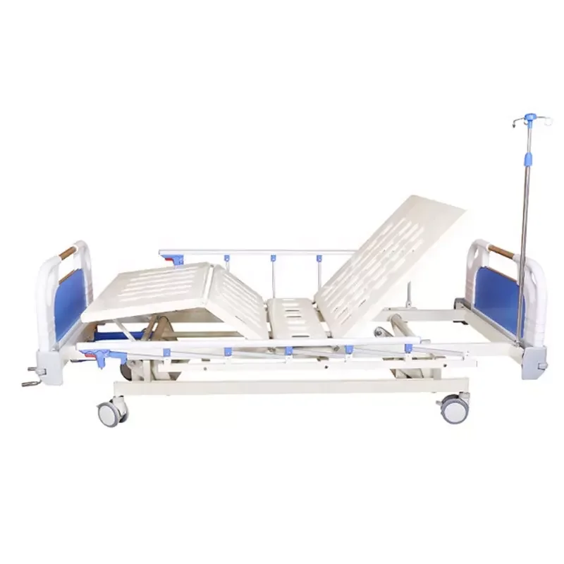 high cost performance nursing manual patient hospital bed 5 functions selling medical bed