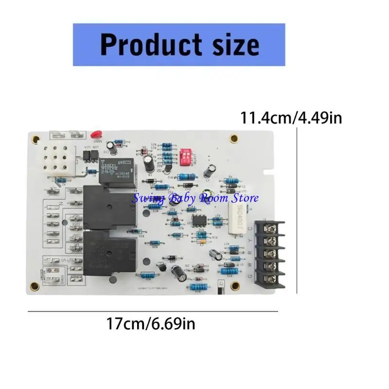 K1AD مروحة إلكترونية مروحة مروحة التحكم في الفرن لوحة فرن الفرن لوحة الدوائر لفرن الزيت تعزيز كفاءة التدفئة