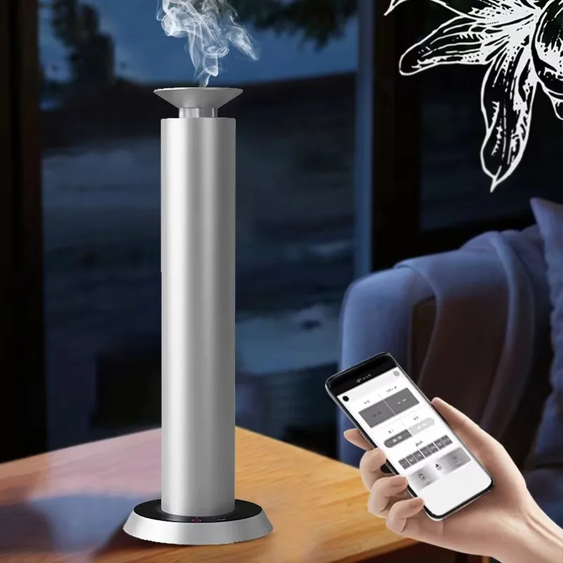

Smart Professional Tower Fragrance Oil Metal Machine Home Decor Hotel Scent Diffuser Aroma Diffusers Waterless Diffuser