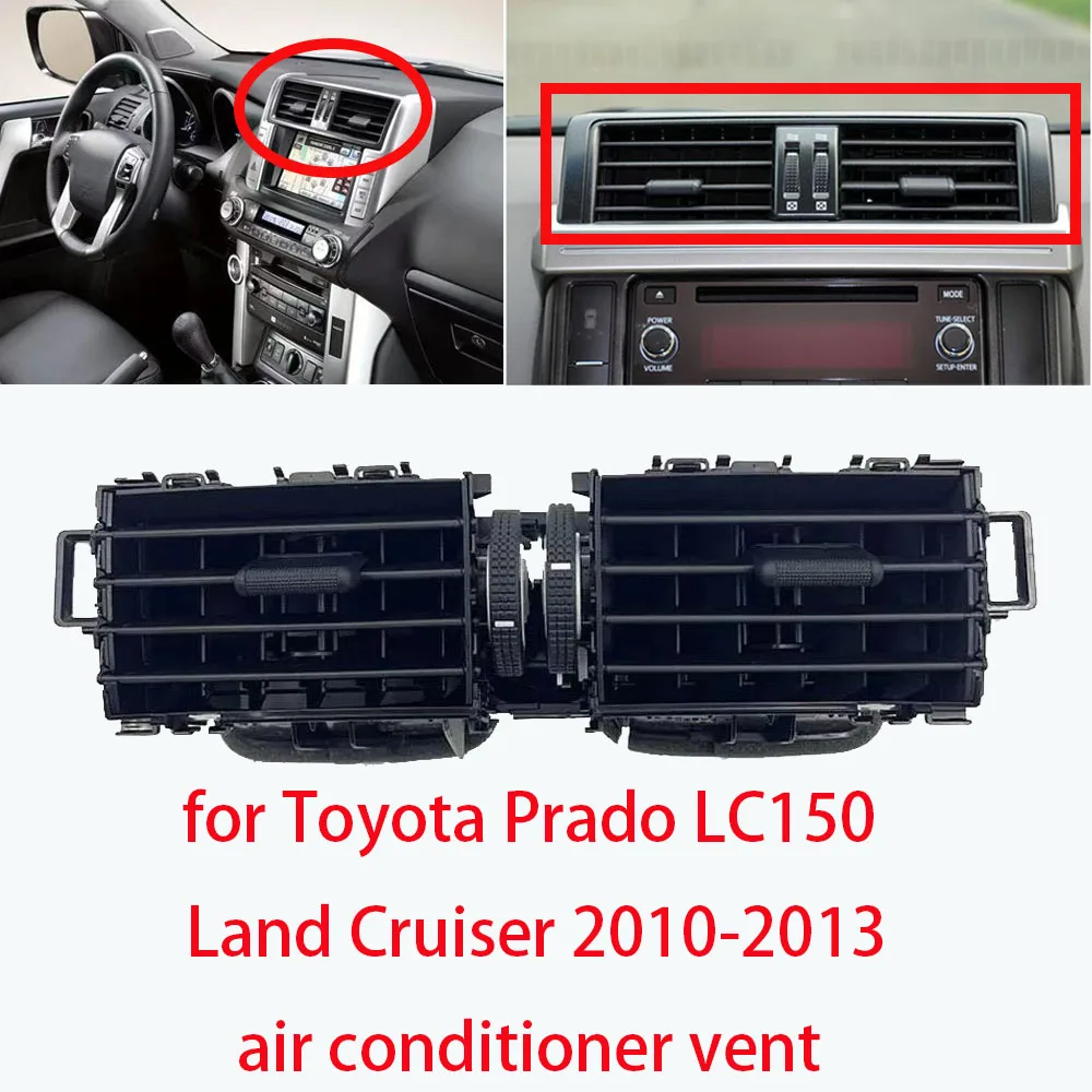 

LINGJIE Car Interior Dash Air Conditioning Vent Grille for Toyota Prado LC150 2010-2013 Land Cruiser 2010-2013