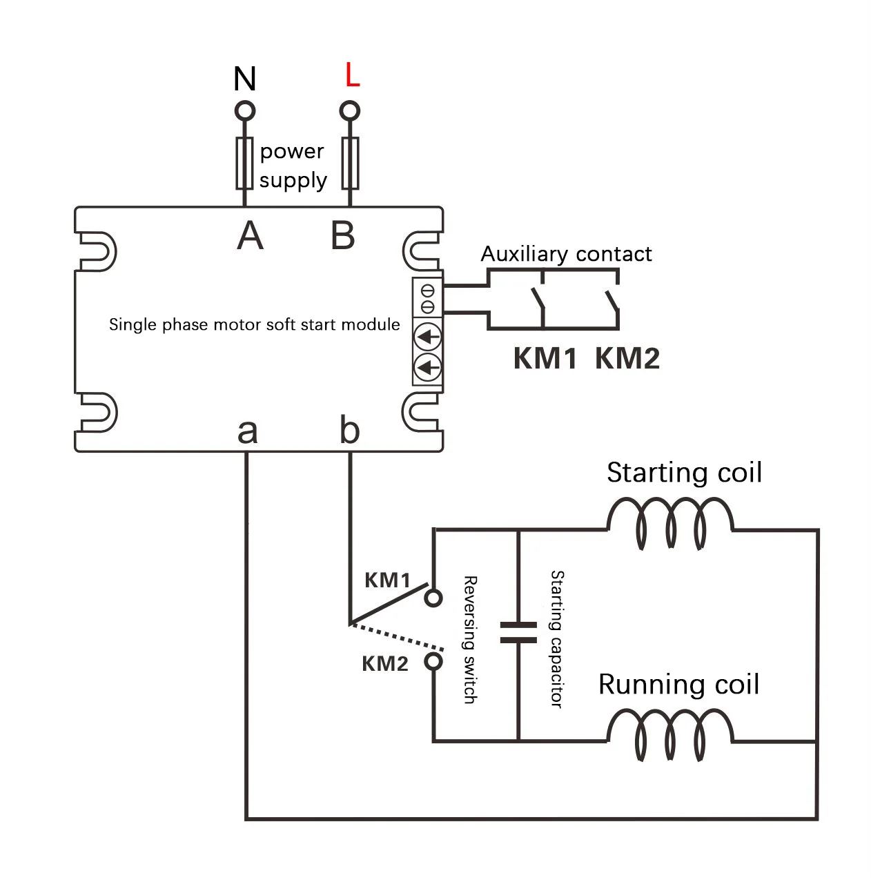 Einphasiger Intelligenter Motoranlaufregler Softstart-Modul für Wasserpumpenmotor 2KW 4KW 6KW 8KW Lüfter – Detail 8