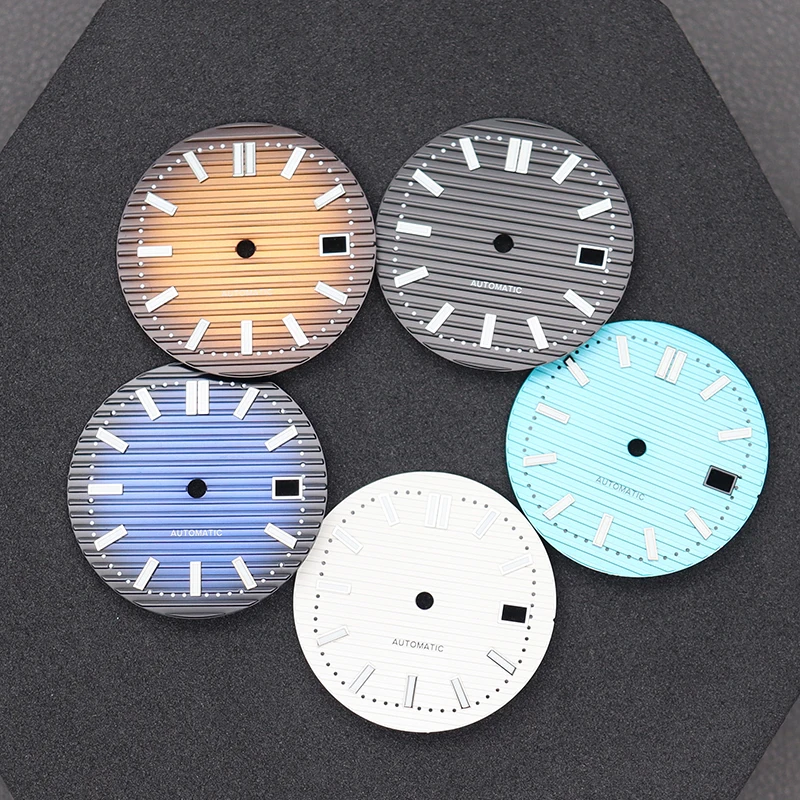 

30mm 9015 Watch Faces High Quality Luminous Dial Replacement Part For Mod Nautilus Miyota9015 Movt Watch Accessories Repair Tool