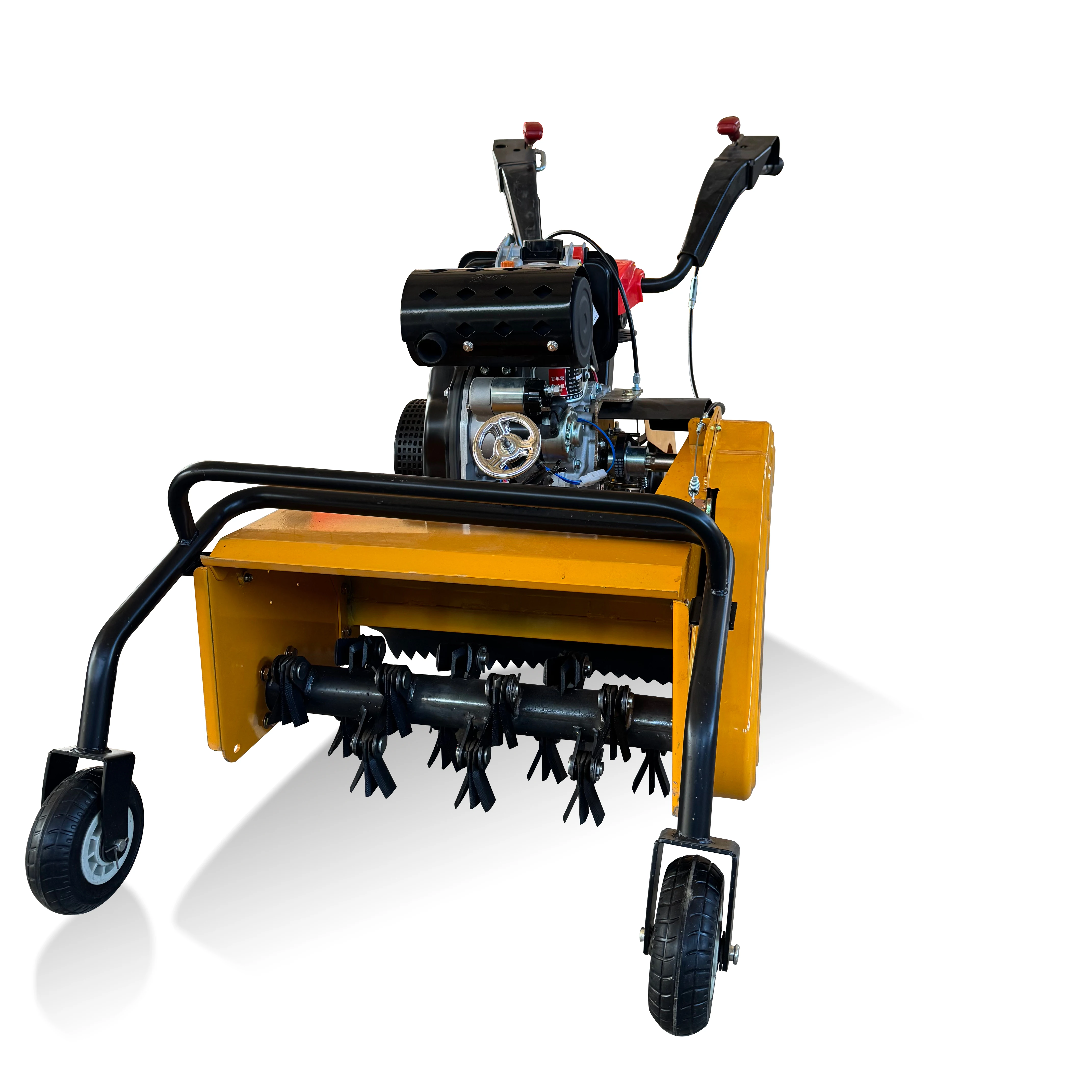 

Small Farmland/Rotary Weeder Tiller Multifunctional Mini Walking Tractors Micro Tillage Machine Garden Green Power Tiller Weeder
