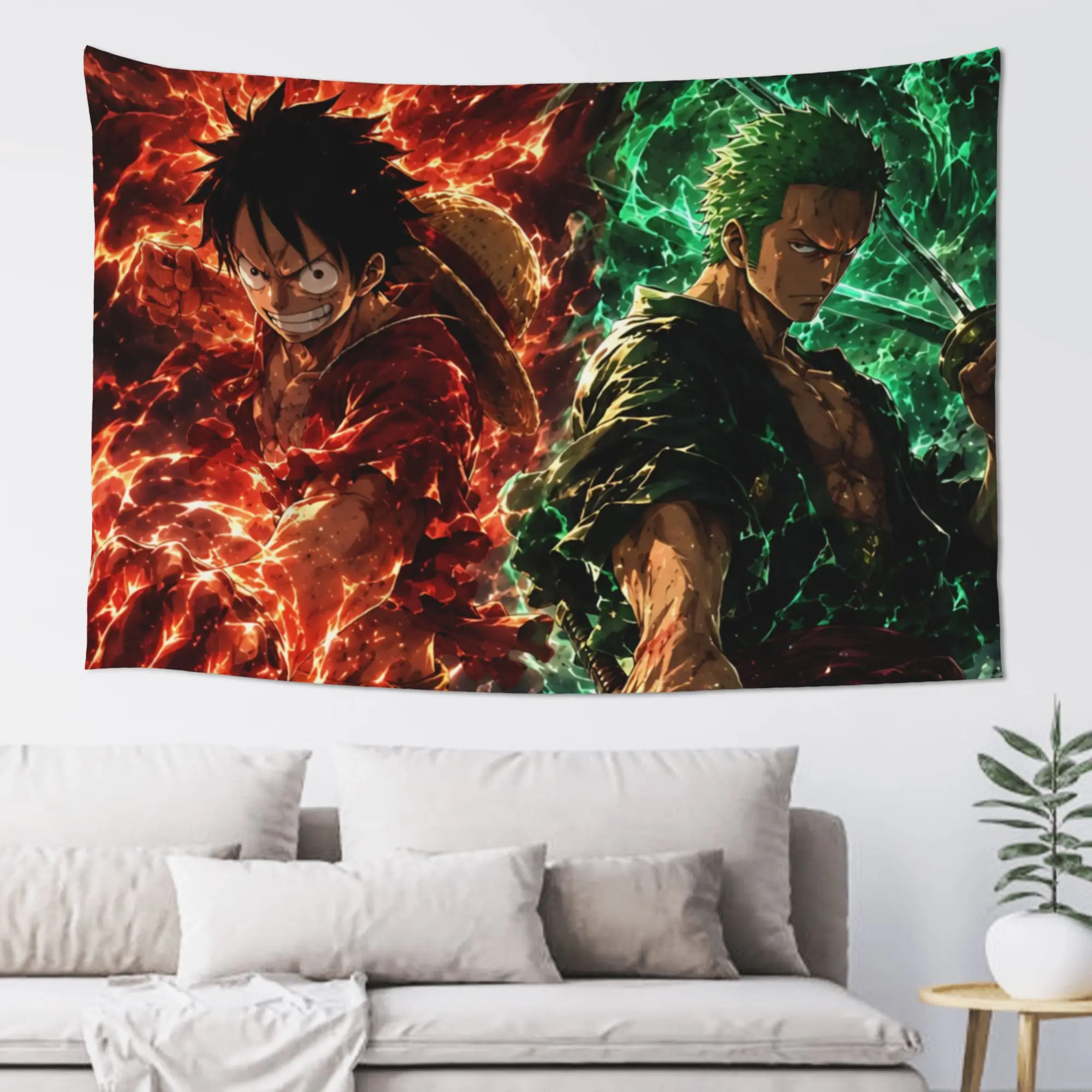 Customized Anime One Pieces Cutecore Tapestry Shonen anime Wall Hanging Blanket Tapestry Home Decor Items Wall Decorations