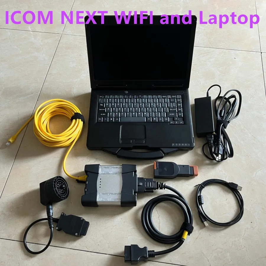 Wifi For BMW Icom Next with 1000GB SSD Soft and  Toughbook CF-53 Ready to use for Auto Diagnosis tool