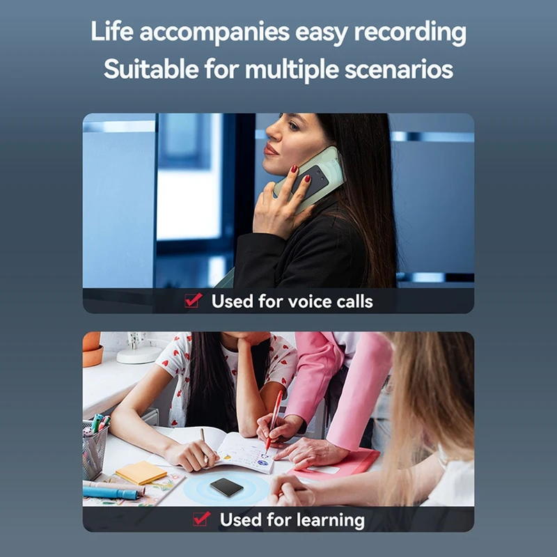 AI Chatgpt-4O مسجل صوت ذكي 32 جيجابايت AI-Powered Voice Recorder الحد من الضوضاء الصوت الإملاء مسجل الصوت