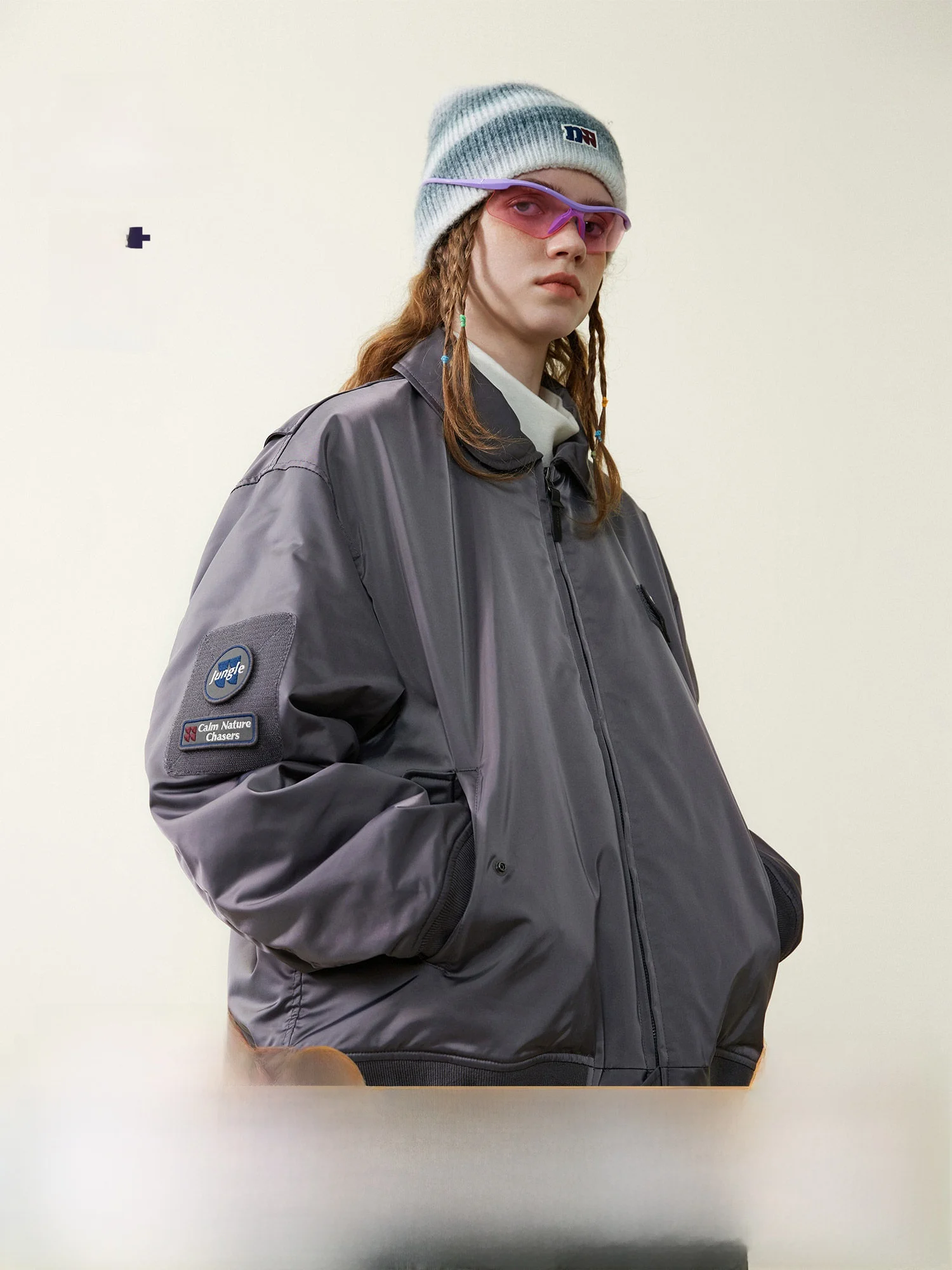 

Новая хлопковая куртка Nome Retro Pilot Jaet Snowy MA для молодежи, повседневная, теплая, утолщенная, на молнии, стандартной длины, свободного кроя