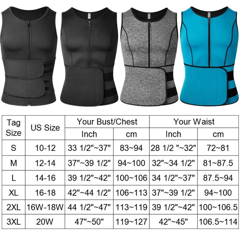 Corset Amincissant pour Homme, Brûle les Graisses, Sueur, Ventre, Taille, Entraîneur, Ceinture de dehors, Chemise, Vêtements de Fitness,