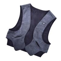 270D USB Powered Men's Heated Winter Vest With Rechargeable Electric Adjustable Warmth Level for Camping Skiing