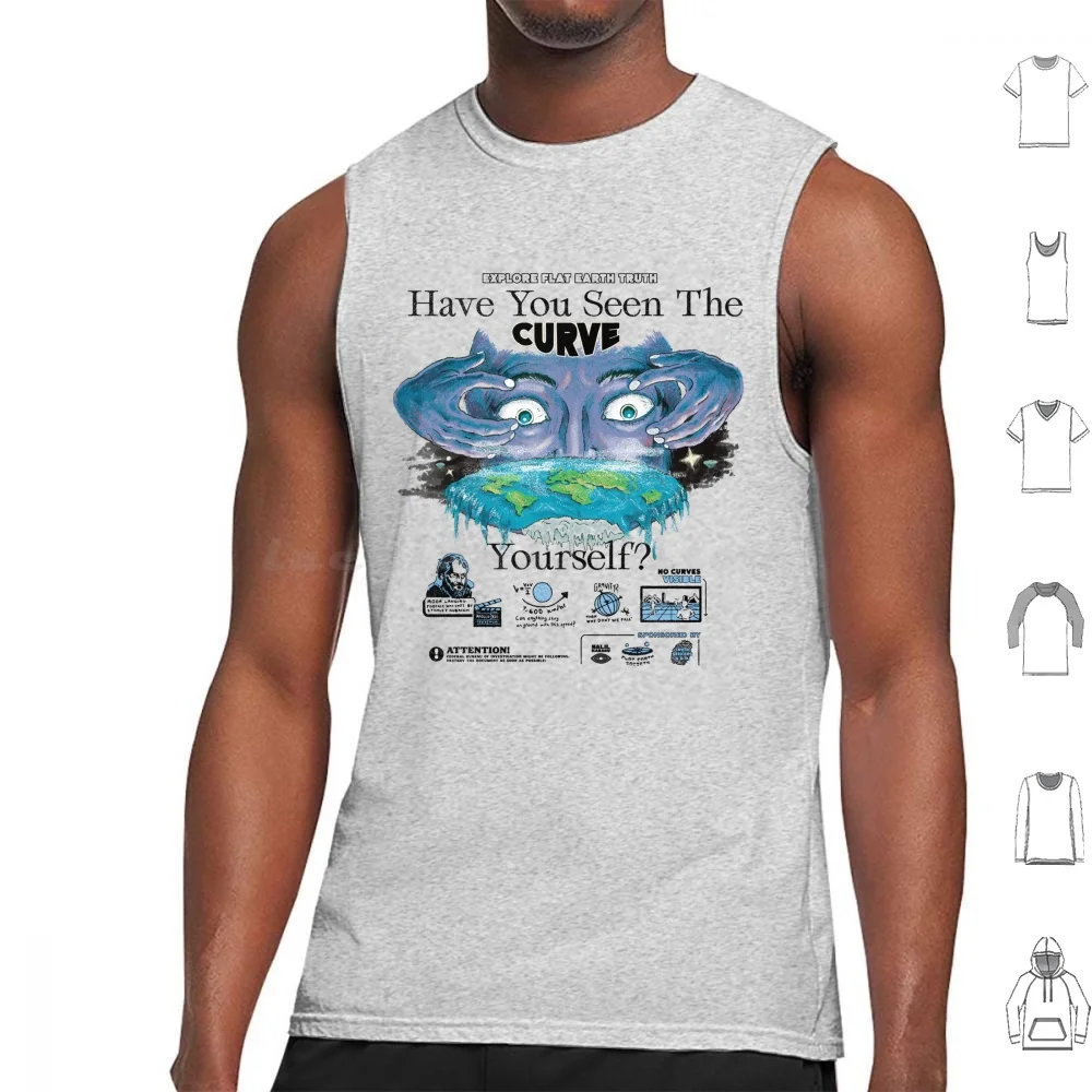 Explore The Flat Earth Truth Tank Tops Vest Sleeveless Flat Earth Flat Earth Society Theory Stanley Kubrick Illumunati