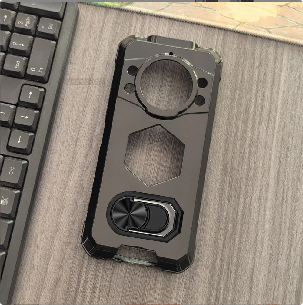 Для Cubot KingKong Power 5, 6,88 дюйма, кольцо на задний палец, мягкий силиконовый чехол из ТПУ для CubotKingKongPower5, Power5, чехол для телефона с кронштейном