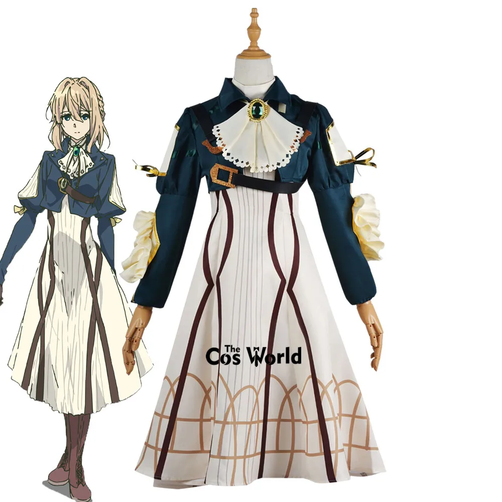 

Violet Evergarden Dress Uniform Outfits Anime Cosplay Costumes