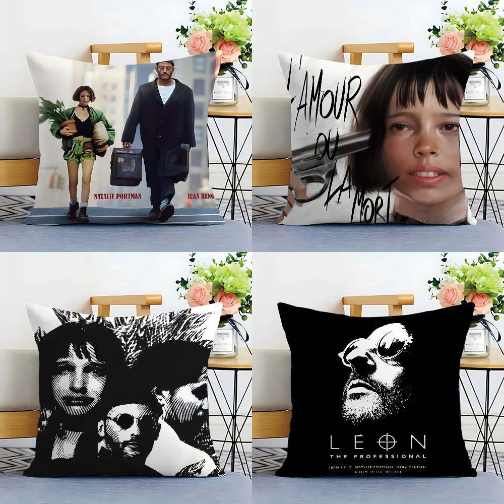 L-Leon P-Poster Classic Film Pillow Case Plush Fabric Soft  Pillowcase Double Sided Print Cushion Cover Household Gifts