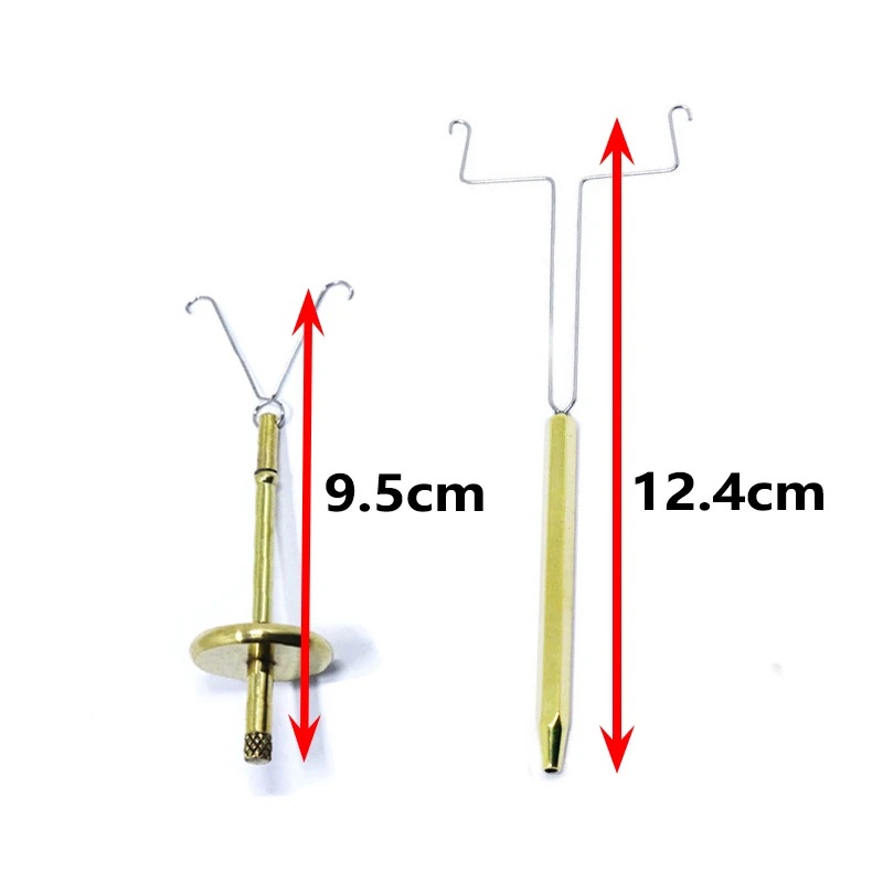 Persuader 2optional styles classic dubbing twister fly tying tools medium&long handle brass twister tool portable fishing tools