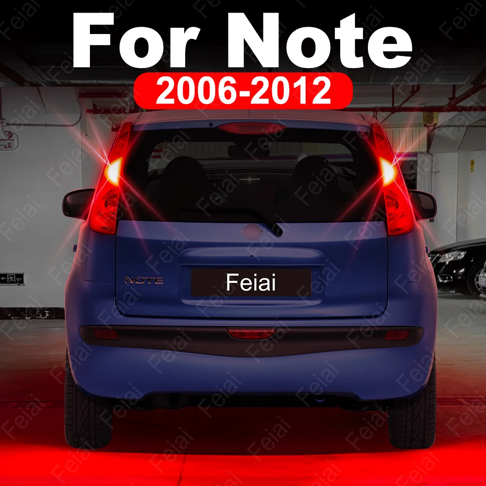 

LED Brake Lights Stop Light Bulb For Nissan Note E11 2006 2007 2008 2009 2010 2011 2012 Note Accessories LED Strobe Flash Bulb