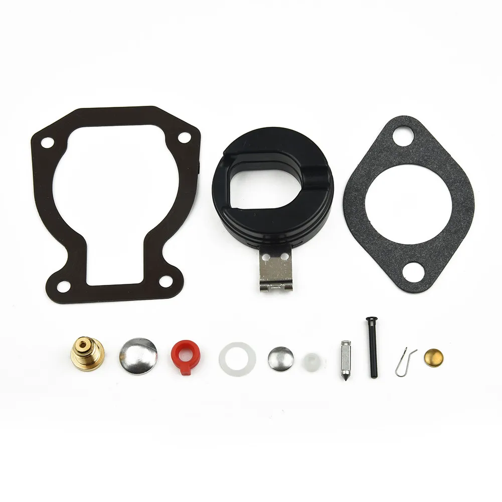For Johnson Outboard For Carburetor Repair Kit for 4 to 15 For HP Engines Compatible with Includes Float 1968 1993