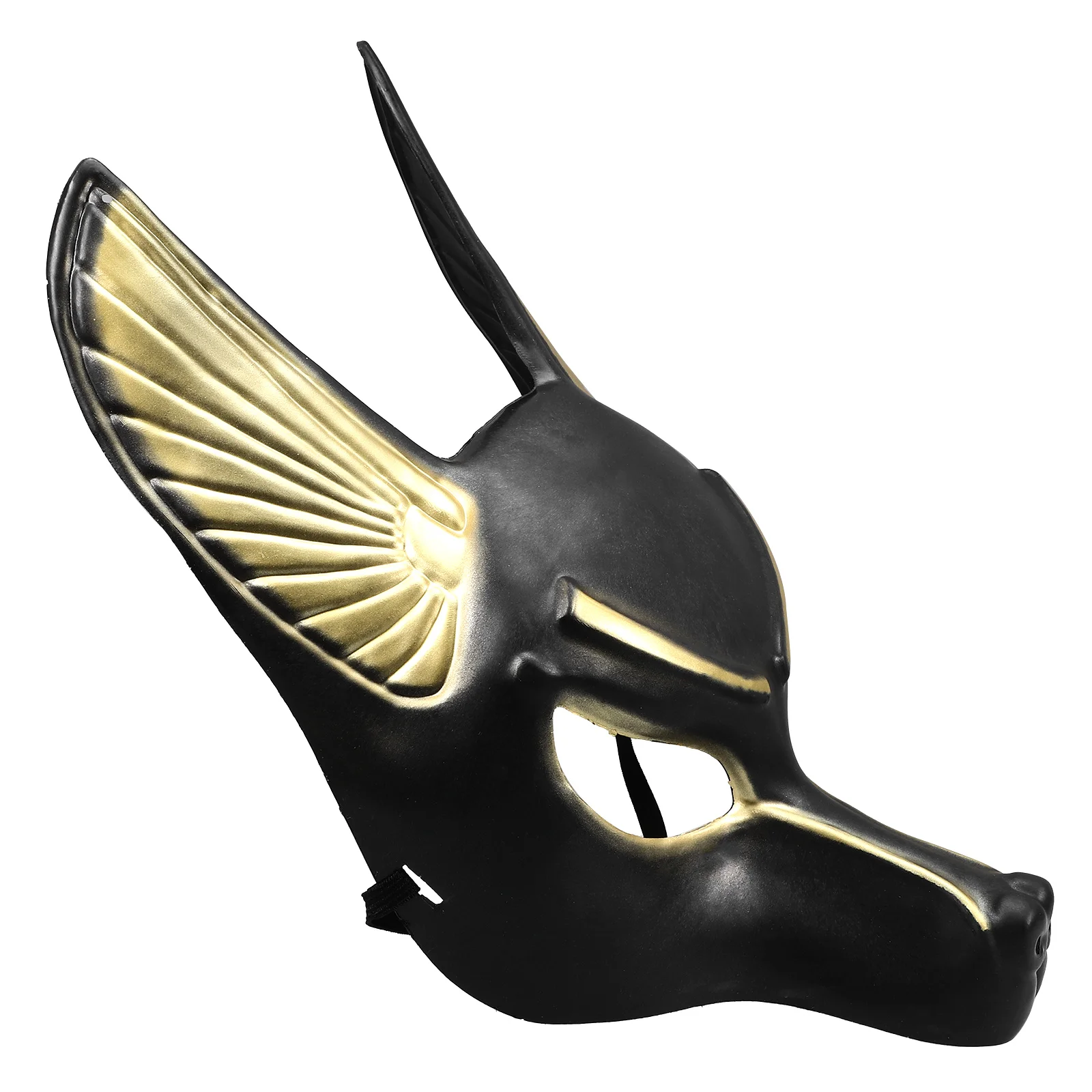 Anubis maska pół wilki czaszka Masquerade twarz kostiumy na Halloween rekwizyty do cosplay zestaw mężczyzna