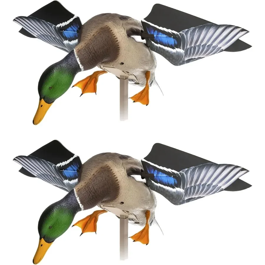 جناح دوار من Avian X Powerflight Smart Motion Mallard بتصميم واقعي، شرك البط مثالي لمغامرات الصيد الخارجية، عبوة من قطعتين #1