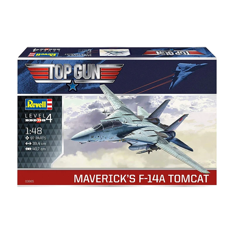 Kit modello in scala aeronautica Revell 03865 1/48 Maverick's F-14A Tomcat Top Gun