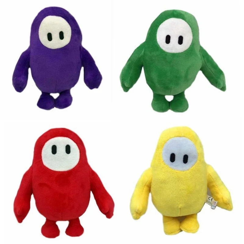 Hot Game Jellybeans Fall Toys Plush Guy Animal Stuffed Doll Lovely Figure Peluche Children Christmas Birthday Toys Gift 18cm