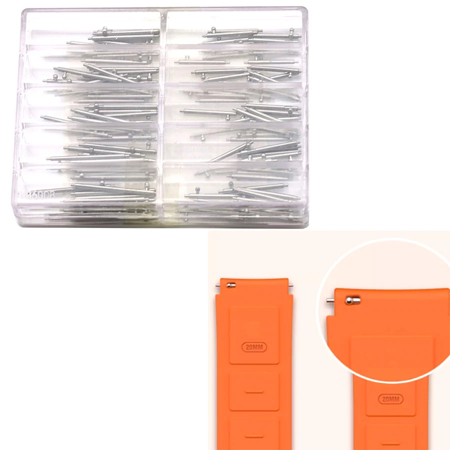 أجزاء الساعة، توصيل قضيب فولاذي بين حزام من الفولاذ المقاوم للصدأ ومقرص الساعة، قضيب أذن سريع الفصل 1.8 مم