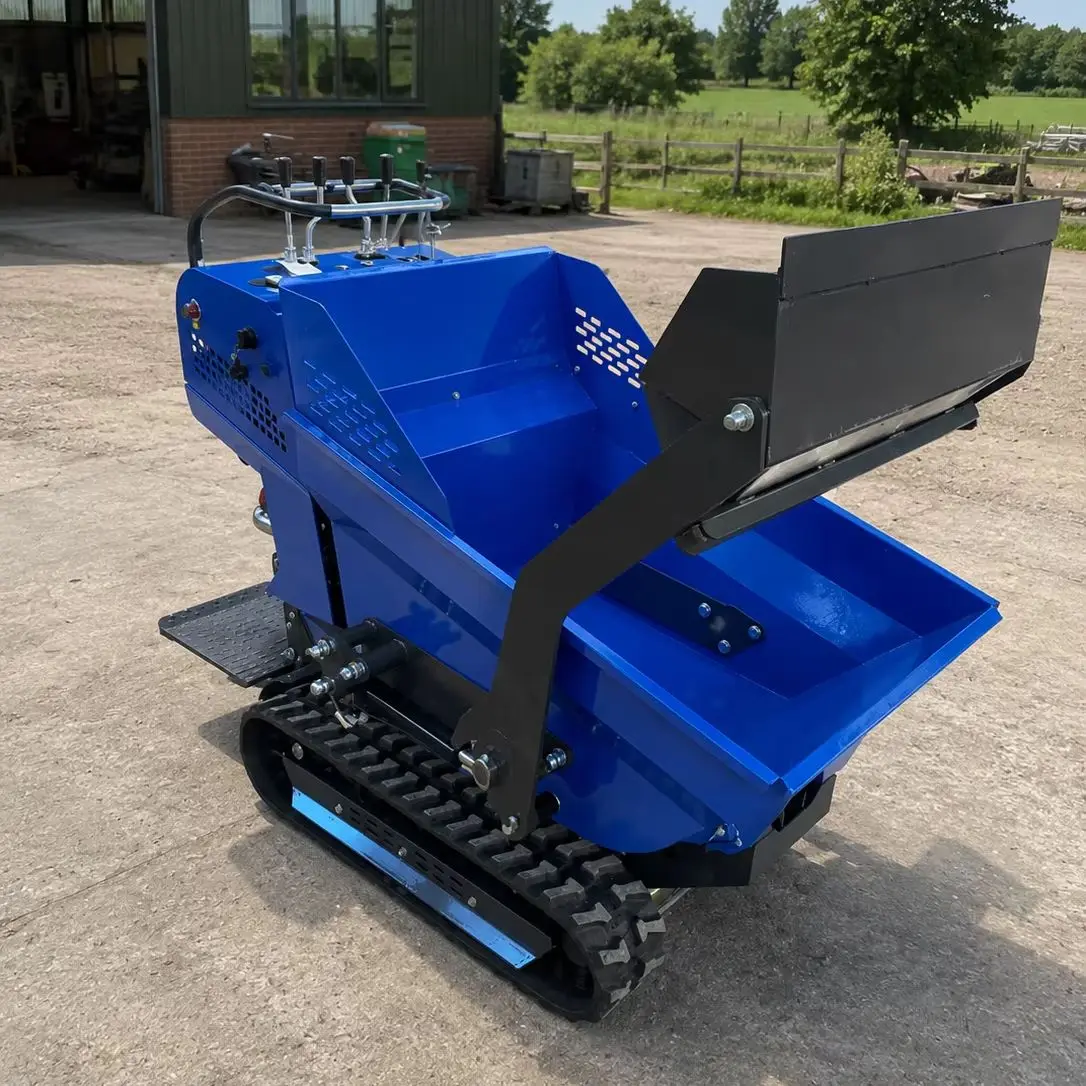 

500kg Small Dumper Euro 5 Engine CE Approved Compact Track Transport Equipment Machine