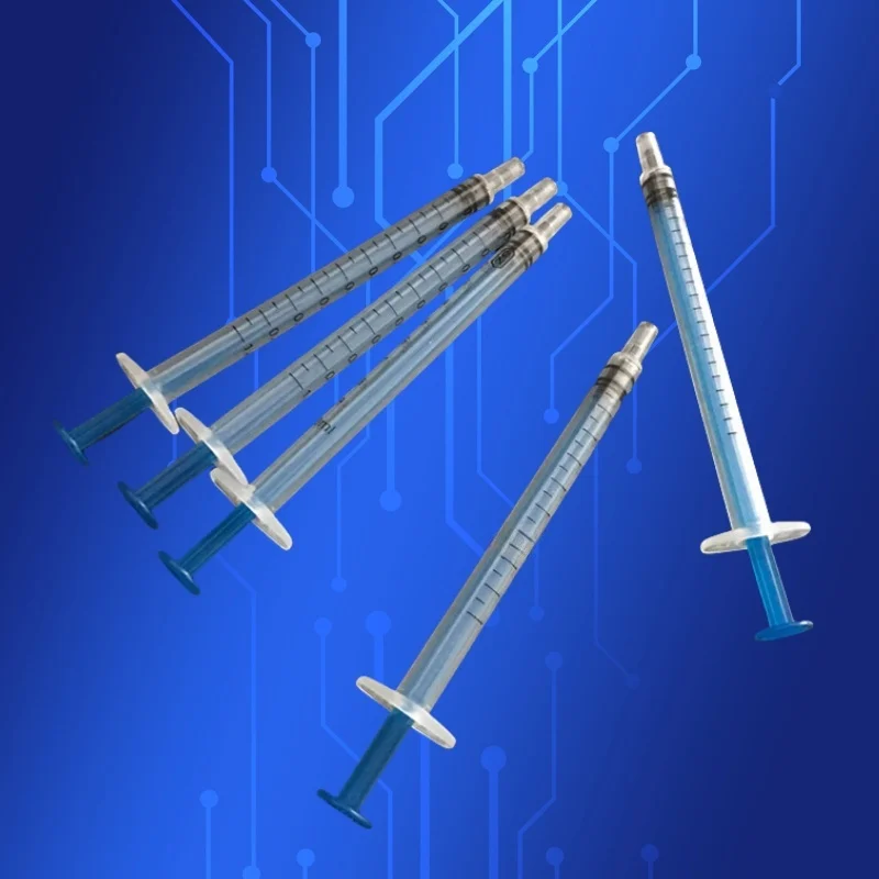 Free Shipping Non Sterilized High Recommendation Dispensing Syringes 1cc/ml Plastic With Black Syringe Cap Stopper