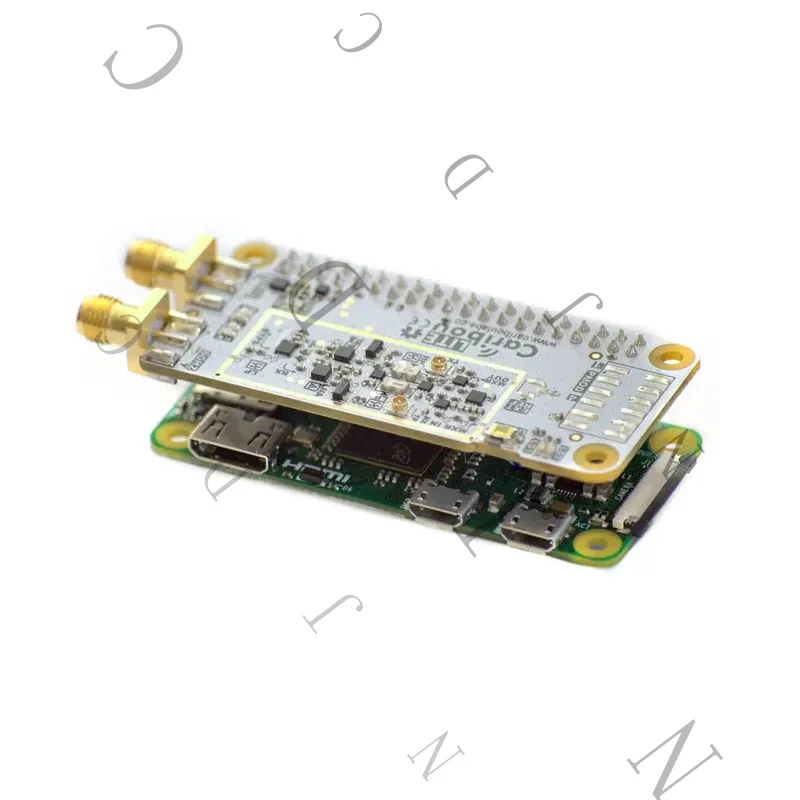 Fully Open Source SDR Hat, 6 GHz Full Duplex Dual Channel Raspberry Pi, CaribouLite Software Defined Radio Board