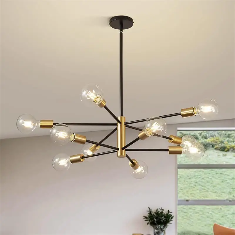 Nordic LED Chandelier Minimalist Magic Bean Pendant lamp For Living Room Bedroom Restaurant Hotel Indoor Decor Lighting Fixtures image 2