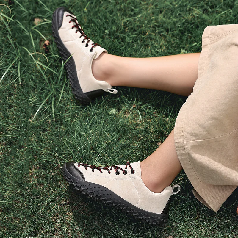 

Повседневная обувь для пар большого размера, новые осенние удобные дышащие женские кроссовки, уличная нескользящая мужская походная обувь с перекрестной завязкой