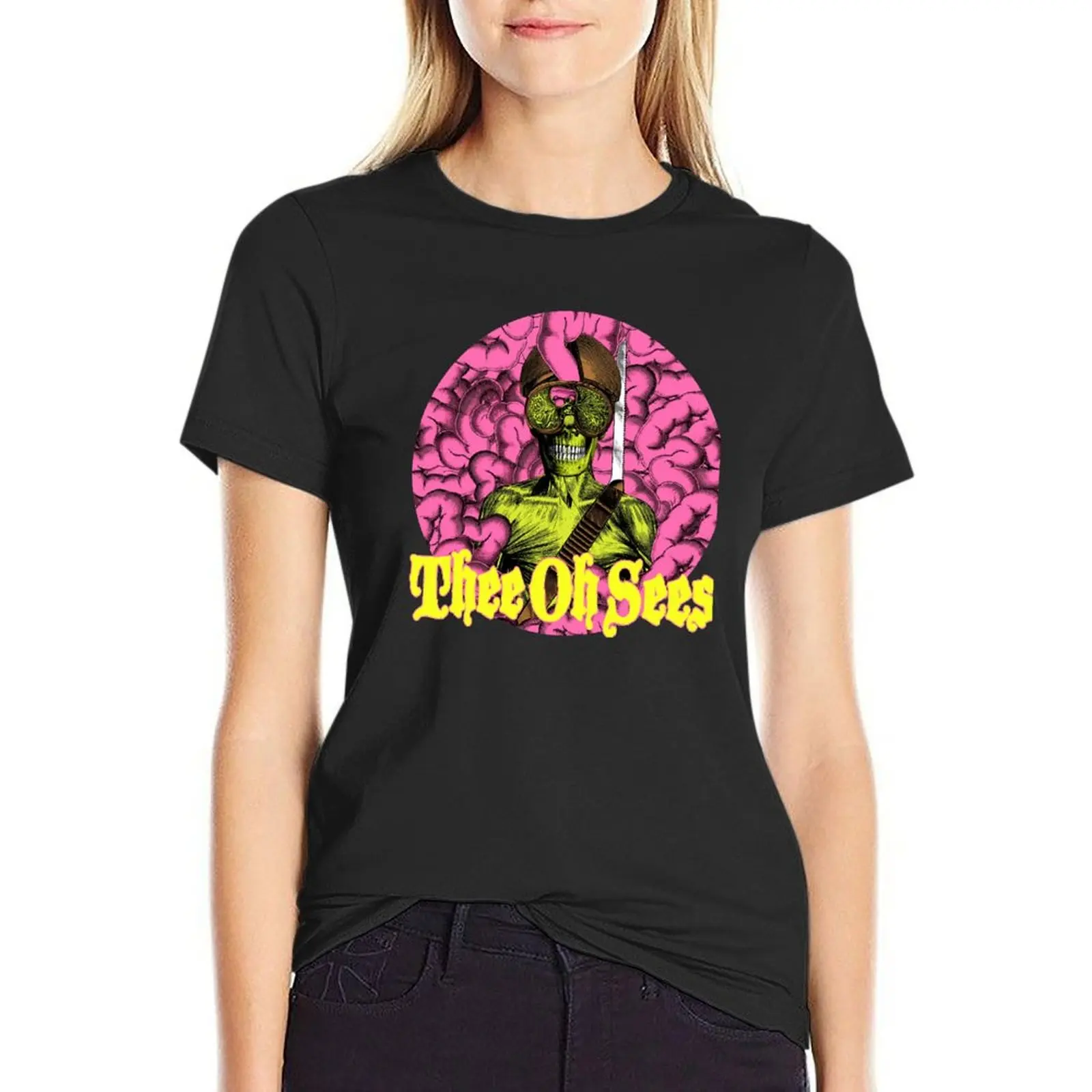 

Thee oh sees T-Shirt funny summer clothes vintage clothes quick drying cute t-shirts for Women